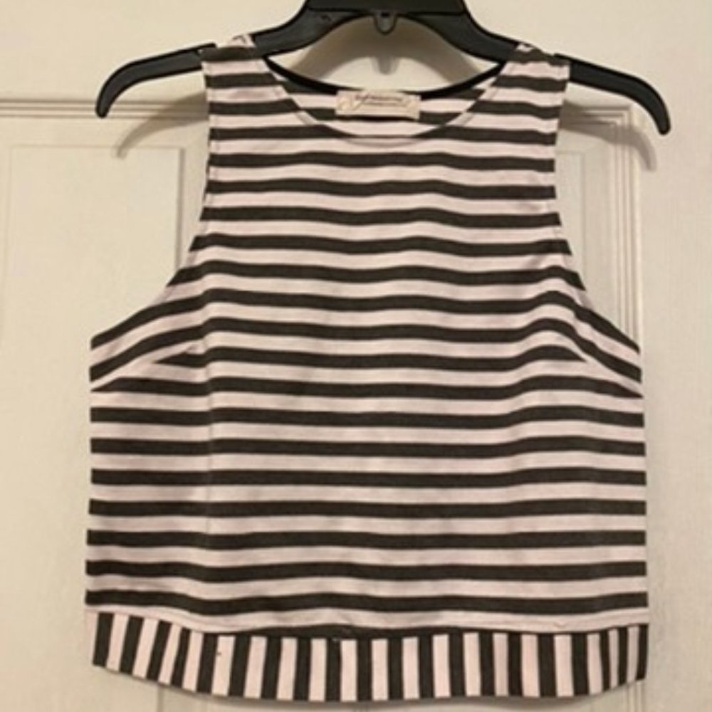 Striped Cropped Tank